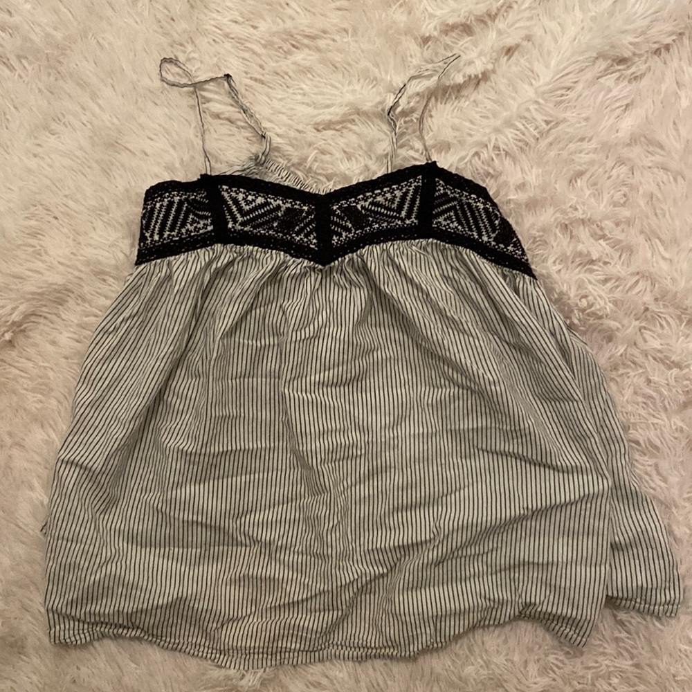 Striped tank top sz large